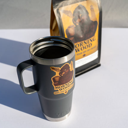 Stick It Anywhere: The Morning Wood Die-Cut Sticker