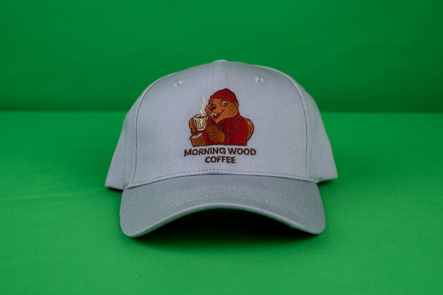 Morning Wood Embroidered Dad Hat – Funny Beaver Baseball Cap, Adjustable Unisex Cotton Hat