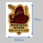 Stick It Anywhere: The Morning Wood Die-Cut Sticker